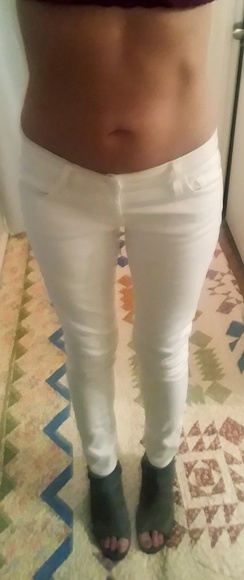 7 for all Mankind White skinny jeans - Picture 4 of 6